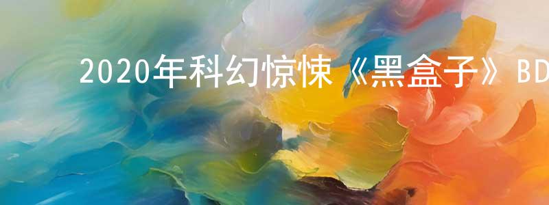 蔡少文的动漫综艺大全,2020年科幻惊悚《黑盒子》BD中英双字迅雷下载_电影天堂
